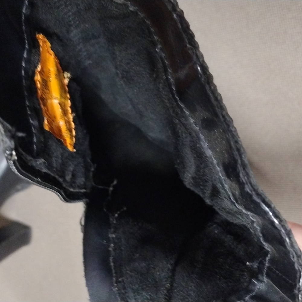 Harley-Davidson black leather boots 8 - Picture 9 of 14